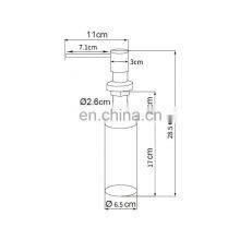 Customized Eco Friendly Kitchen Personal Soap Manual Gel Dispenser For Shampoo thumbnail-2
