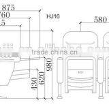 Cheap Hotsale Auditoium Lecture Hall Chair HJ16-L thumbnail-2