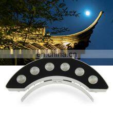 IP65 3W 5W 6W LED Outdoor LED Curve Corrugated Lamp Garden LED Moon Shaped Tile Roof Flood Lamps thumbnail-4