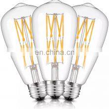 Dimmable Bulbs LED Glass Filament Lamp Indoor Vintage Edison Bulb Light thumbnail-5