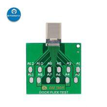 USB Dock Tail Plug Port Test Board for IPhone U2 / Micro Ports Testing