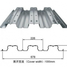 YX51-226-678 Galvanized Profiled Steel Sheet thumbnail-1