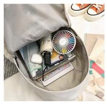 2023 New Fashion Flower Back to School Women Multi Color Embroidery Daisy Girl Backpack thumbnail-3