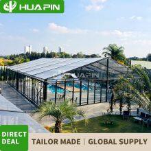 20x30m Telaio in Lega di Alluminio Nero Trasparente Ignifugo PVC Party Business in Vendita Tende ed Eventi di Nozze Israele thumbnail-1