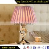 New classical chinese crystal led table lamp for bedroom decorative