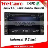 Wecaro WC-2U6400 Android 4.4.4 2 Din 6.2" Universal Car Dvd Gps Navigation System thumbnail-4