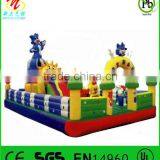 Outdoor Inflatable Fun City Naughty Kitties Theme Inflatable Amusement Park