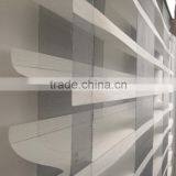 New Style Plain Color Double Layer Waterside Pavilion Shangri-la Blinds