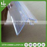 Clear Plastic PVC Shelf Label Strip