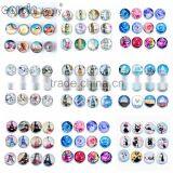 18mm Glass Snap Button Cutomized for Interchangeable Charm Jewelry Fit Snap Button Jewelry Cousin Jewelry thumbnail-1
