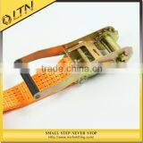 2"WLL 5000kg Polyester Heavy Duty Racheting Cargo Strap W/ J Hook thumbnail-3