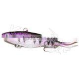 New Fishing Lure Sinking Plastic Soft Vibe Hook Lures , Lead Jig Bait,metal Jigging Lure thumbnail-2