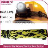 Printed Non-slip Polyester Rubber Woven Elastic Belt Head Lamp Belt