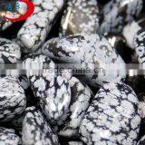 tumbled Snowflake pebble stone for landscaping and garden decoration