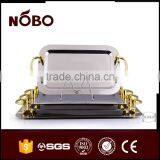 Stainless Steel Sushi Plate Wedding Decorative Plate Mirror Polishing Tray thumbnail-6