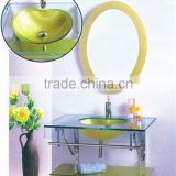glass sink unit/glass sink vanity units/glass/lcd tv sink unit