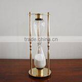 HOURGLASS, BRASS HOURGLASS SAND TIMER, DECORATIVE HOURGLASS thumbnail-1