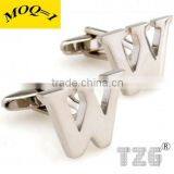 Alphabet W Cufflink