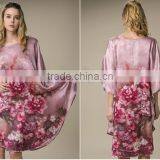 Beach 100%satin Silk Women Popular One Size Kaftan Dress thumbnail-1