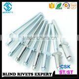 DIN7337 STEEL RIVET BODY STEEL MANDREL CSK STEEL STEEL RIVETS thumbnail-1