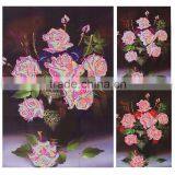 5D Diy Diamond Painting Cross Stitch Rose Flower Diamond Embroidery Resin Round Diamond Crafts Wall Sticker Blue Rose Home Decor thumbnail-2