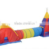 big kids play tents with tunnel