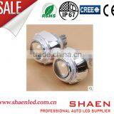 Colorful CCFL HID Double Angel Eyes Projector Lens Headlight for Motocycle