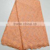 2015 New Swiss Voile Lace for Woman Heavy Embroidery Design Fashion Lace for Evening Dress thumbnail-2