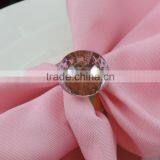 Table Decoration & Accessories Type Big Diamond Crystal Metal Alloy Napkin Ring thumbnail-2