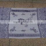 Elephant Hand Printed Scarves Pareo Sarongs New