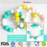 New Products Food Grade Silicone Chewable Teething Nurse Gummi Bangle Bracelet Made In China