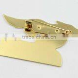 Fashion Scutcheon Customized Company Logo Nameplate Work Number Card With Pin thumbnail-2