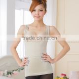 Abdomen chest supporting body vest thin corset for ladies latest technology beige color Y130