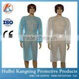 PP Nonwoven Yellow Disposable Isolation Gown thumbnail-5