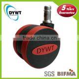 High Quality Frame and Ball Stem Swivel pu Caster Wheel Round thumbnail-3