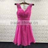 Sexy Transparent Italian Cocktail Dresses With Puffy Tulle Skirt thumbnail-4