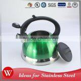 Hot Sale Pour Over Whistling Kettle Stainless Steel Tea Water Kettle With Coating thumbnail-3