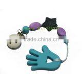 High Qualtiy Eco-friendly Colorful DIY Pacifier Clip Chain Customiezed Wholesales thumbnail-6