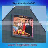 P6 16*128 Yellow Outdoor Taxi Led Display Screen / P6 Xxx Photoes Xxx Movies Led Screen