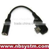 Angled 90 Degree Micro USB 5pin Plug to 2.5 mm Jack Cable