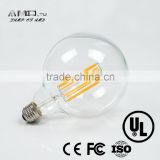 High Quality UL, CE, RoHS Approved G125 epistar filament 5w 6w 7w 8w LED Bulb E27 E26 B22
