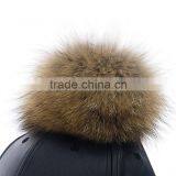 2016/2017 New Style Women Baseball Cap With Big Fur Pompom on Top KZ160073 thumbnail-5