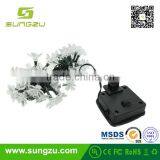 2016 Christmas Holiday Party Wedding Outdoor Decoration Indoor Bettery Solar Lotus Plastic Flower Fairy String Led Lights Quality Choice thumbnail-2