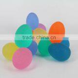 strengthen exercise eggs shaped circle hand grip ball ,hand therapy exercise silicone massager power balls