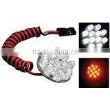 Platine Circulaire de 12 LED Rouges -RC Auto LED Light