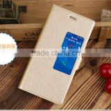 Smart Flip View Case leather case for Huawei p7
