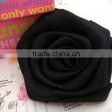 Wholesale Mini Satin Ribbon Rolled Fabric DIY Rose Flowers For Girl Dress thumbnail-3