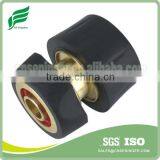 3/4" Garden Brass waterstop hose connector with rubber