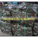 3.3 Ounces per Square Yard pe Plastic Camouflage Tarps Cover for Outdoor