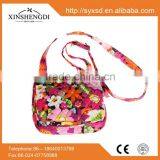 New Style Cotton Floral Quilted Hipster Side by Girl's Oem Women Crossbody Bag thumbnail-1